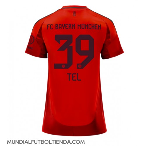 Camiseta Bayern Munich Mathys Tel #39 Primera Equipación Replica 2024-25 para mujer mangas cortas